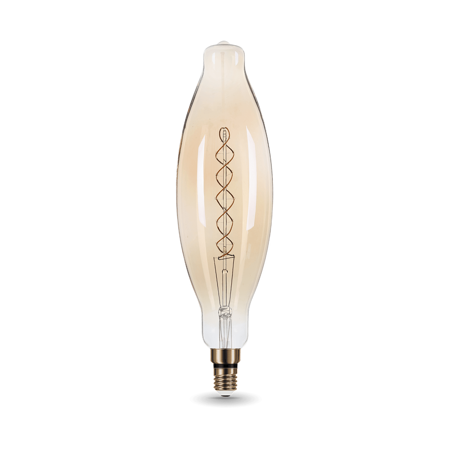 Gauss Лампа Filament BT120 8W 620lm 2400К Е27 golden flexible LED 156802008 — миниатюра 5