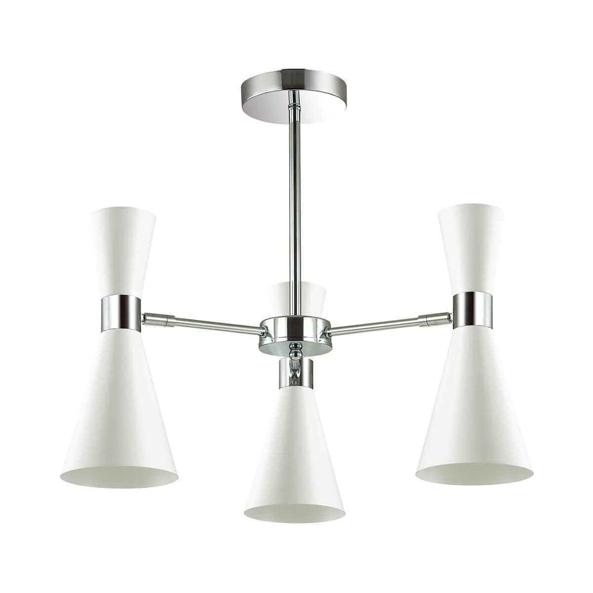 Lumion 3661/3C LN18 000 хром/матовый белый Люстра потолочная E14 3*60W 220V QUINN — миниатюра 2