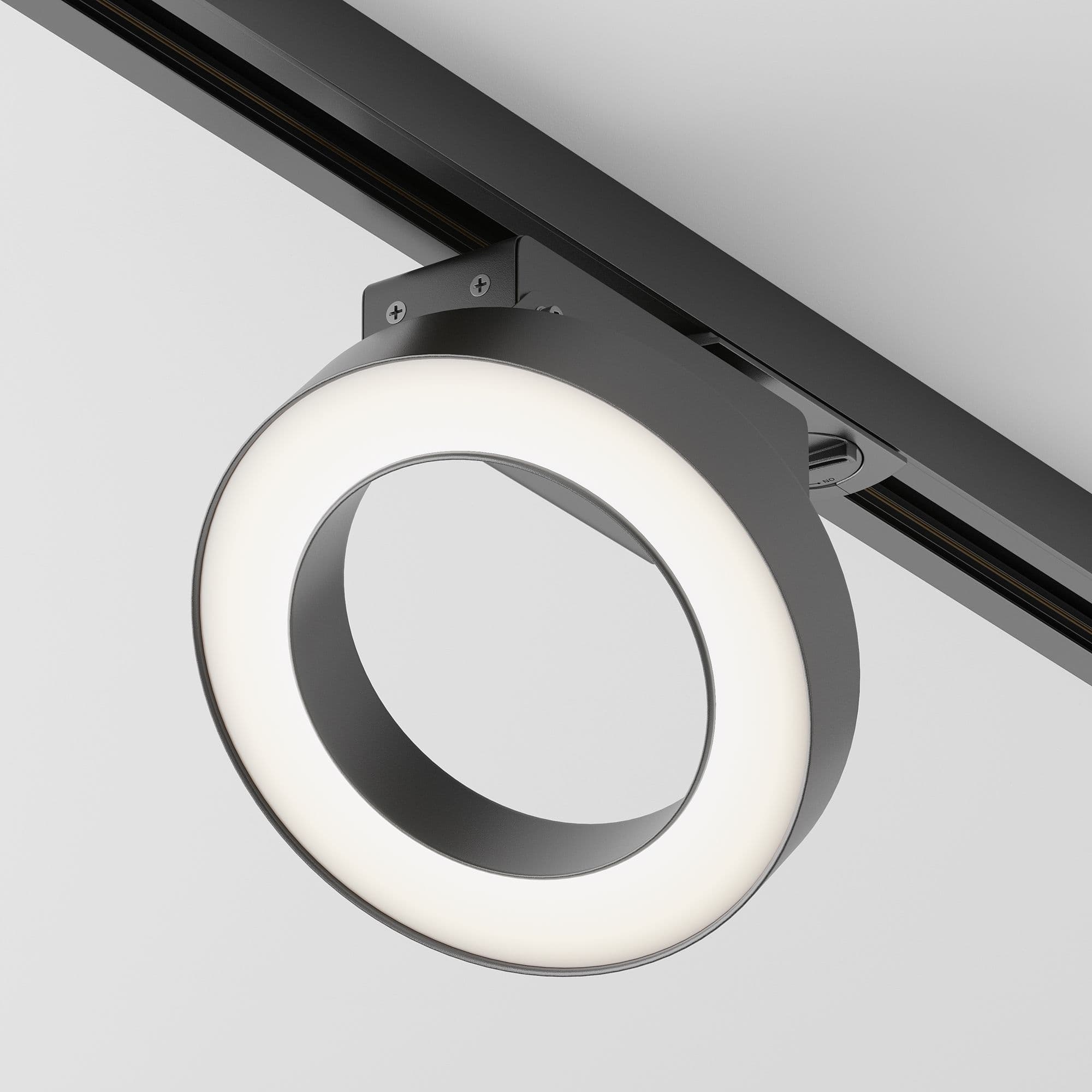 Maytoni Трековый светильник Черный Rim TR044-1-12W4K-B