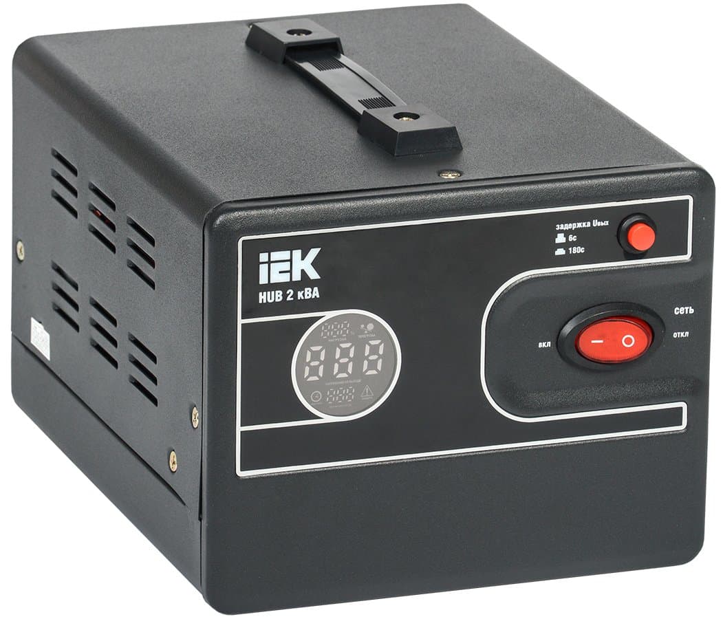 IEK HUB Стабилизатор напряжения 1-ф. переносной 2кВА