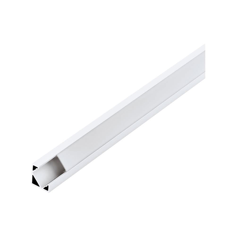 Eglo 98958 Профиль 90° CORNER PROFIL 2, L1000, B18, H18, алюминий, белый /пластик, белый