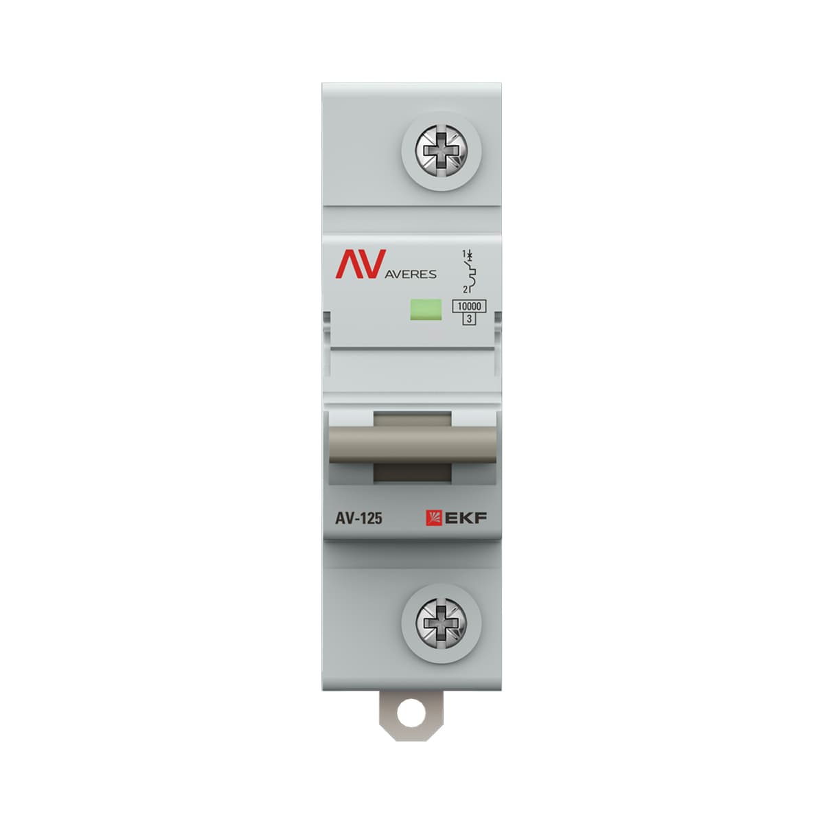 Выключатель автоматический AV-125 1P 63A (D) 10kA EKF AVERES mcb125-1-63D-av — миниатюра 2
