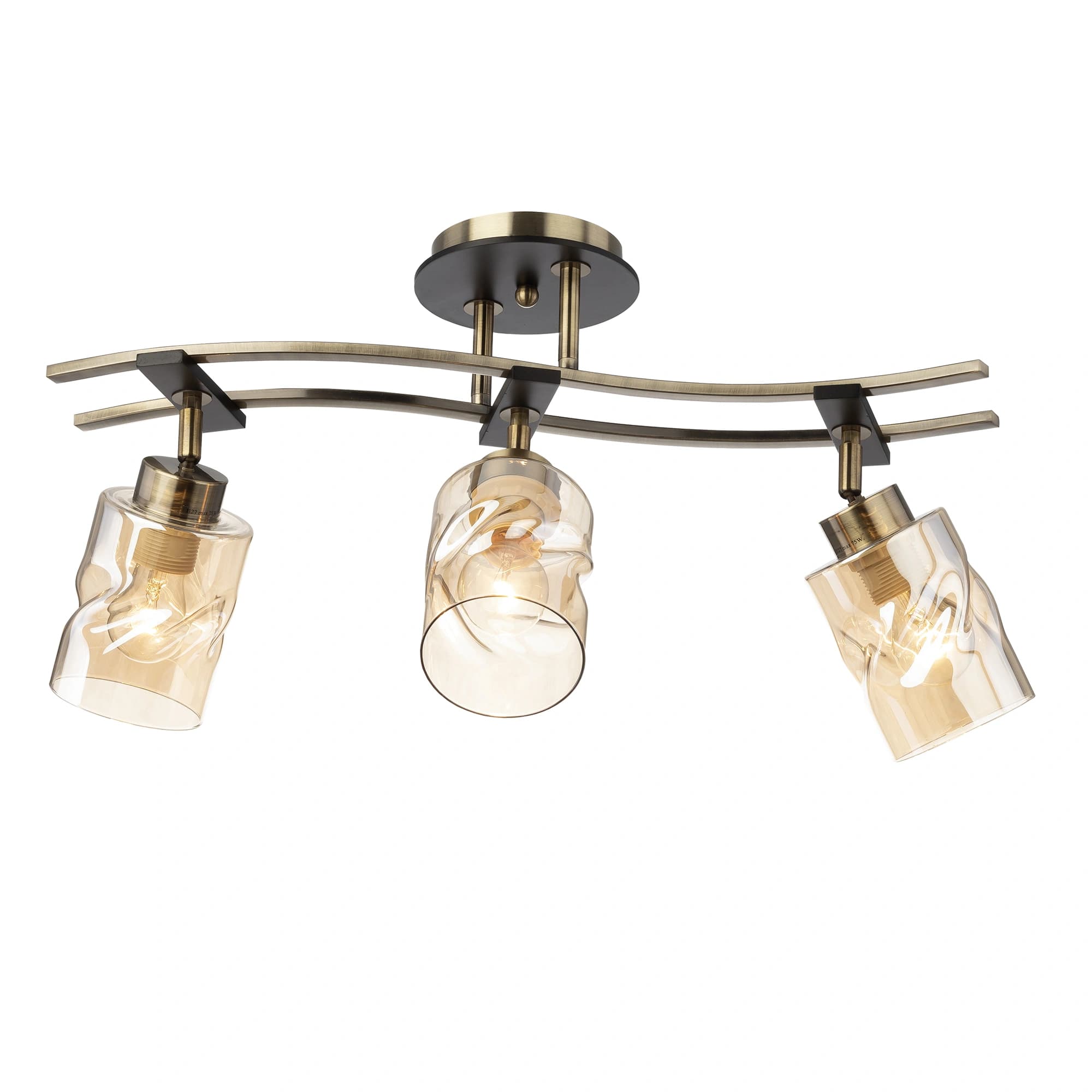 Citilux CL142134 Мерида Брон.Ст.+Венге Светильник потолочный — миниатюра 4