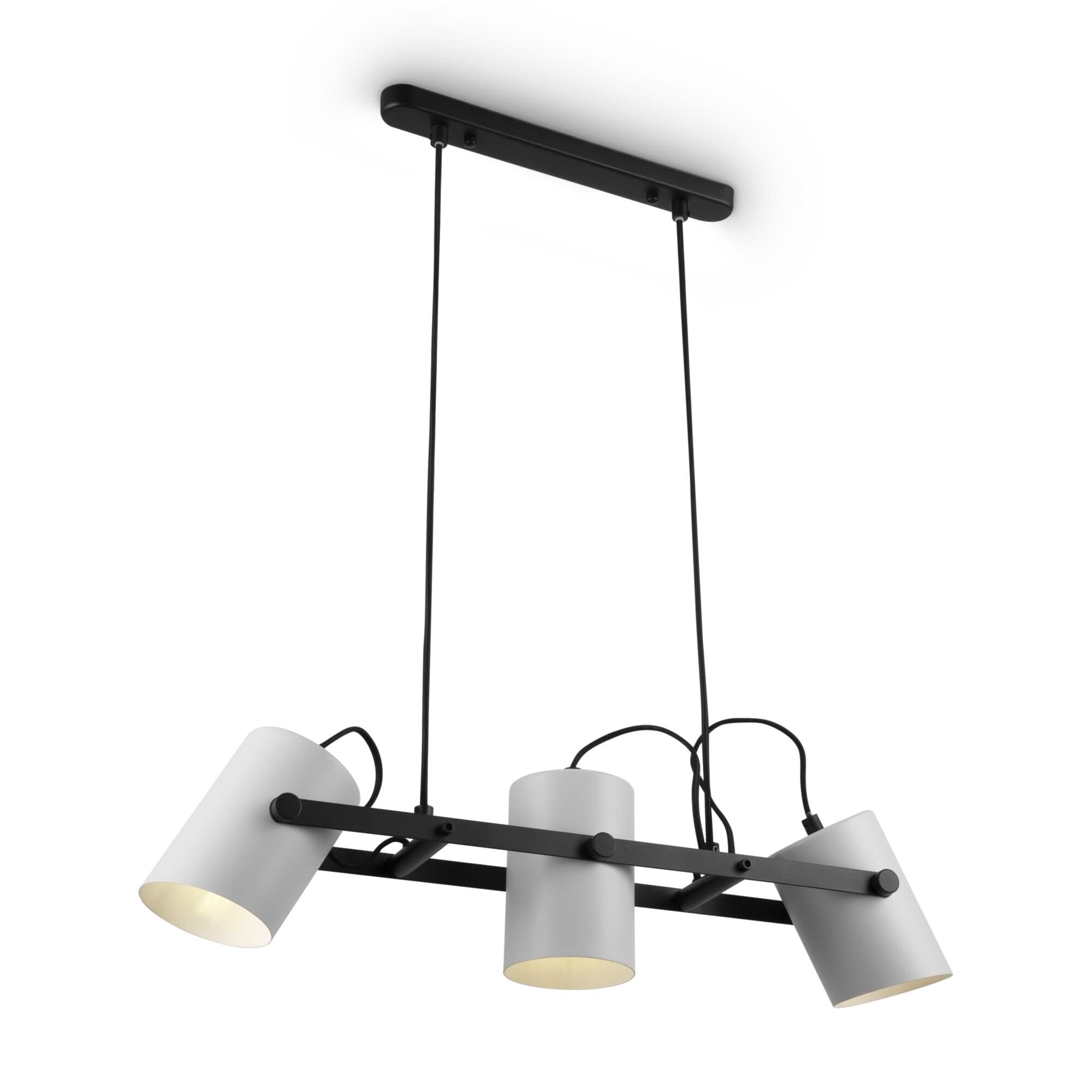 Freya Loft Черно-белый Светильник подвесной FR4005PL-03WB — миниатюра 3