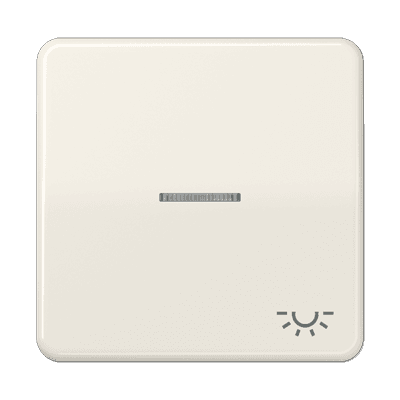 JUNG CD 500/CD plus Бежевая Клавиша 1-ая с/п с символом ОСВЕЩЕНИЕ CD590KO5L