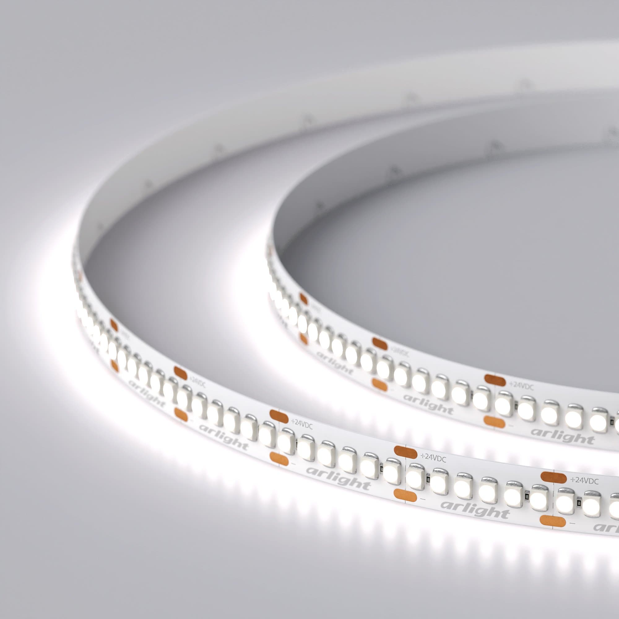 Arlight Светодиодная лента RT-A240-10mm 24V White6000 (19.2 W/m, IP20, 3528, 5m) (Открытый) 017430(2) — миниатюра 3
