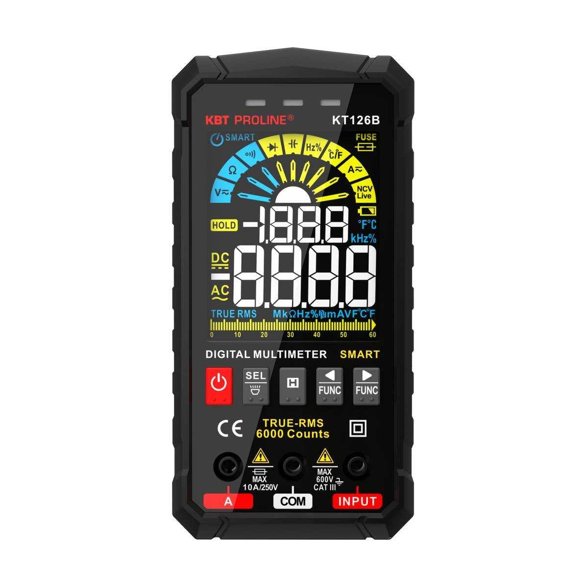 КВТ Мультиметр цифровой KT 126В серия PROLINE