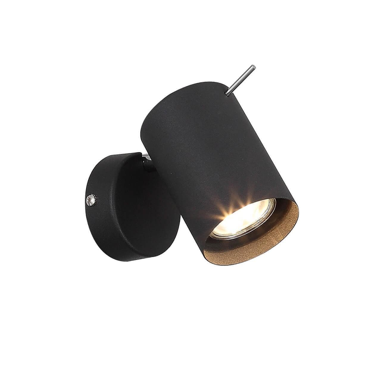 ST LUCE SL597.401.01 Спот Черный, Хром/Черный GU10 LED 1*3W — миниатюра 1