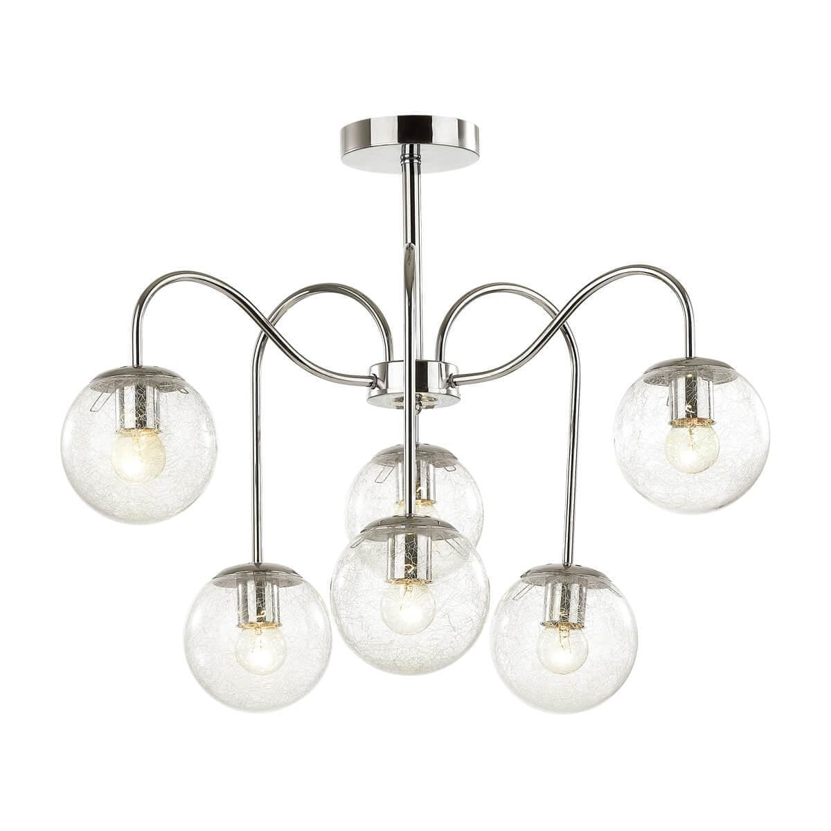 Lumion 4551/6C COMFI LN21 068 хром Люстра потолочная E27 6*60W 220V DARCY — миниатюра 1