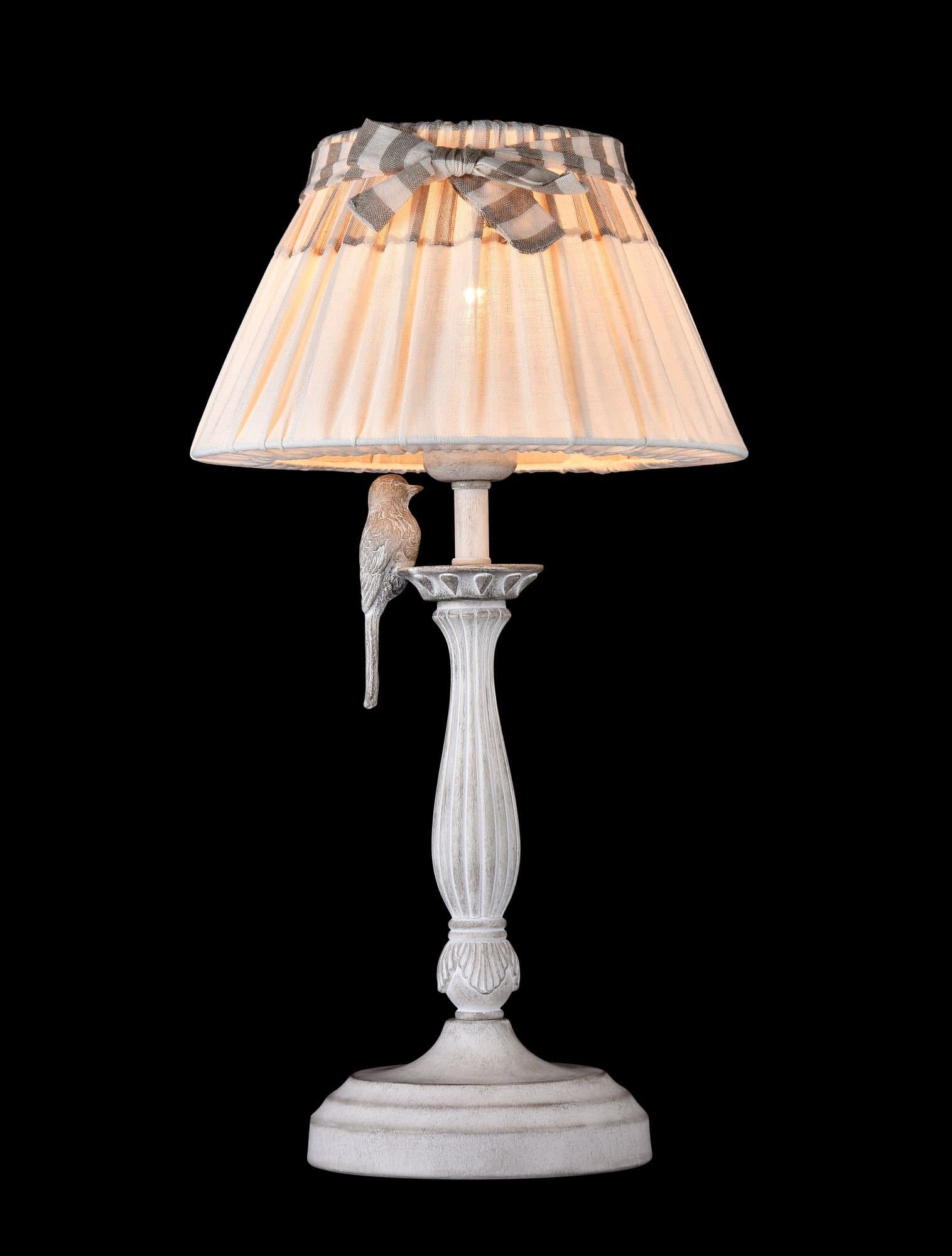 Maytoni Elegant Bird Белый Антик Настольная Лампа 1xE27 40W ARM013-11-W — миниатюра 2