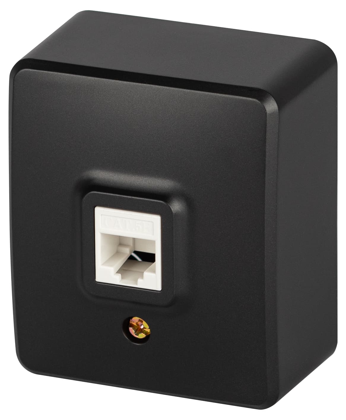 ЭРА Розетка Эксперт 11-3203-05 информационная RJ45 IP20 ОУ антрацит — миниатюра 1