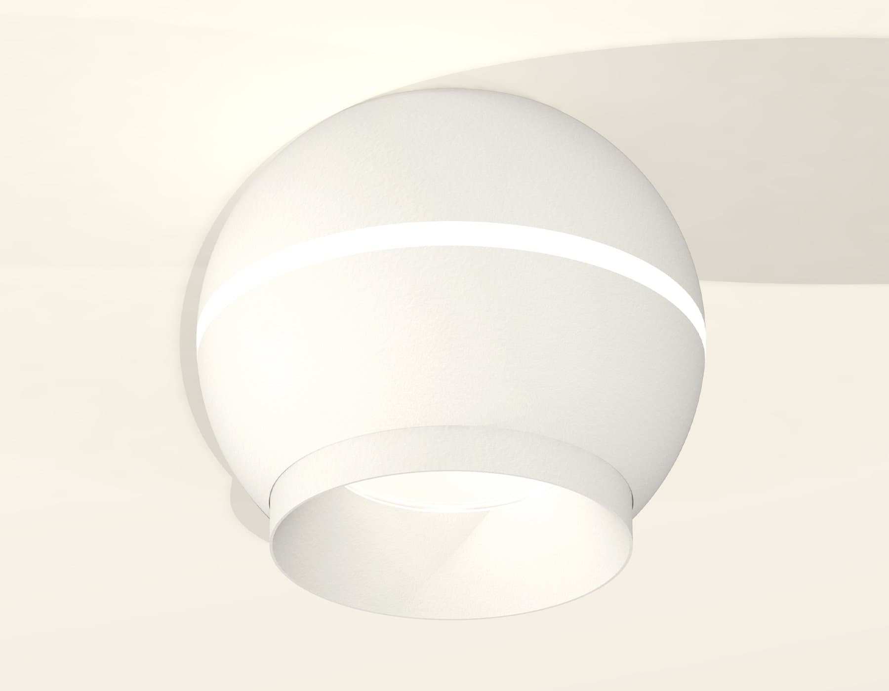 Ambrella Комплект накладного светильника XS1101010 SWH белый песок MR16 GU5.3 LED 3W 4200K (C1101, N7030) — миниатюра 2