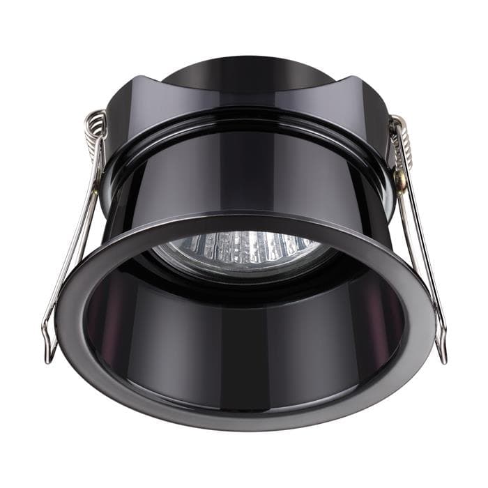 Novotech 370449 NT19 130 жемчужный черный Встраиваемый светильник IP20 GU10 50W 220V BUTT