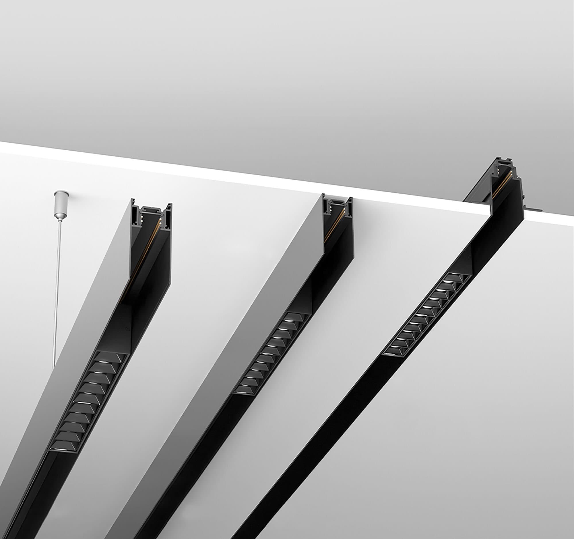 Maytoni Magnetic track system Busbar trunkings Черный Аксессуар для трекового светильника TRX004-222B — миниатюра 5