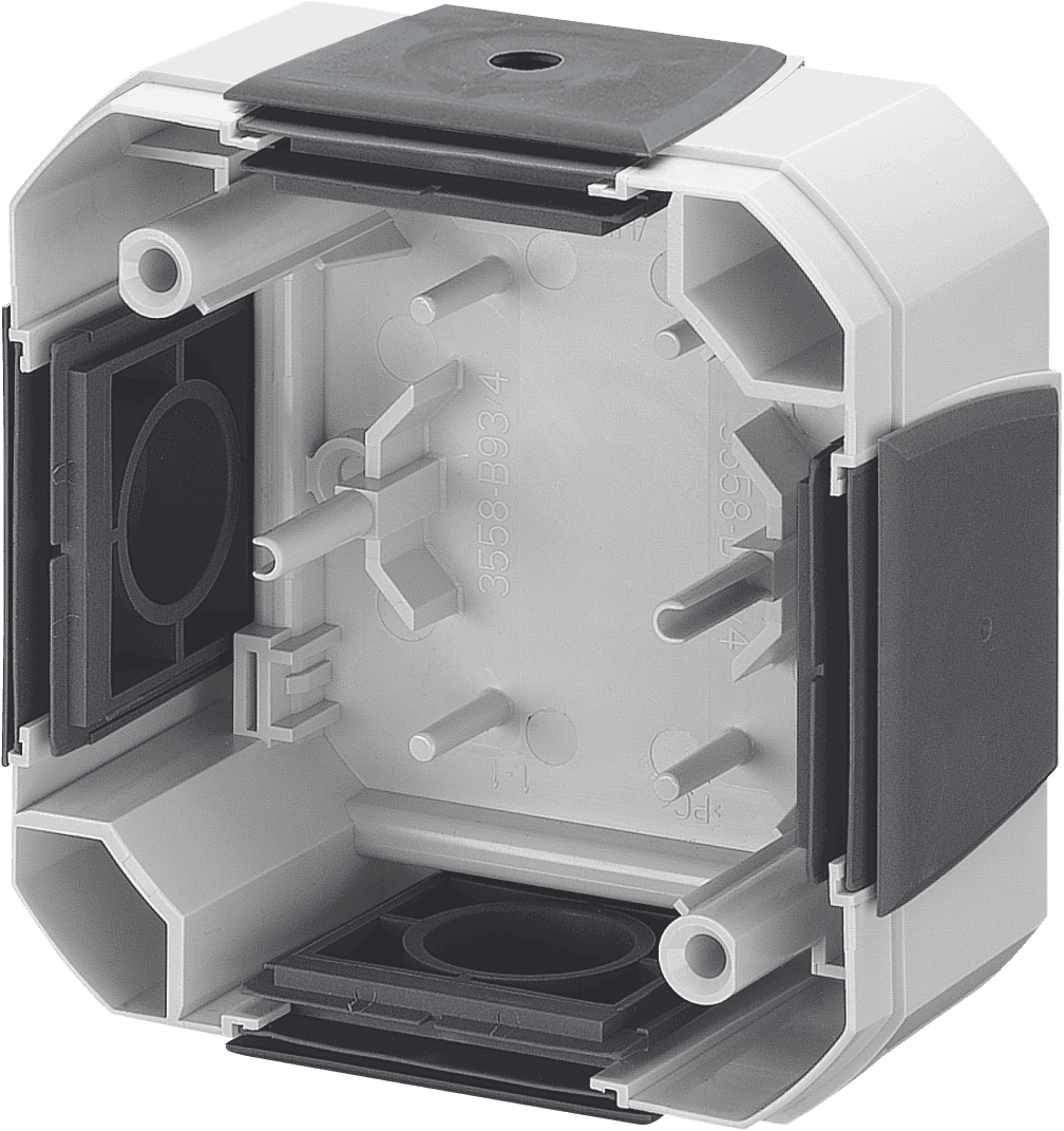 ABB Variant+ Серый Коробка накладного монтажа с четырьмя вводами, IP54 2CHN064540A4517