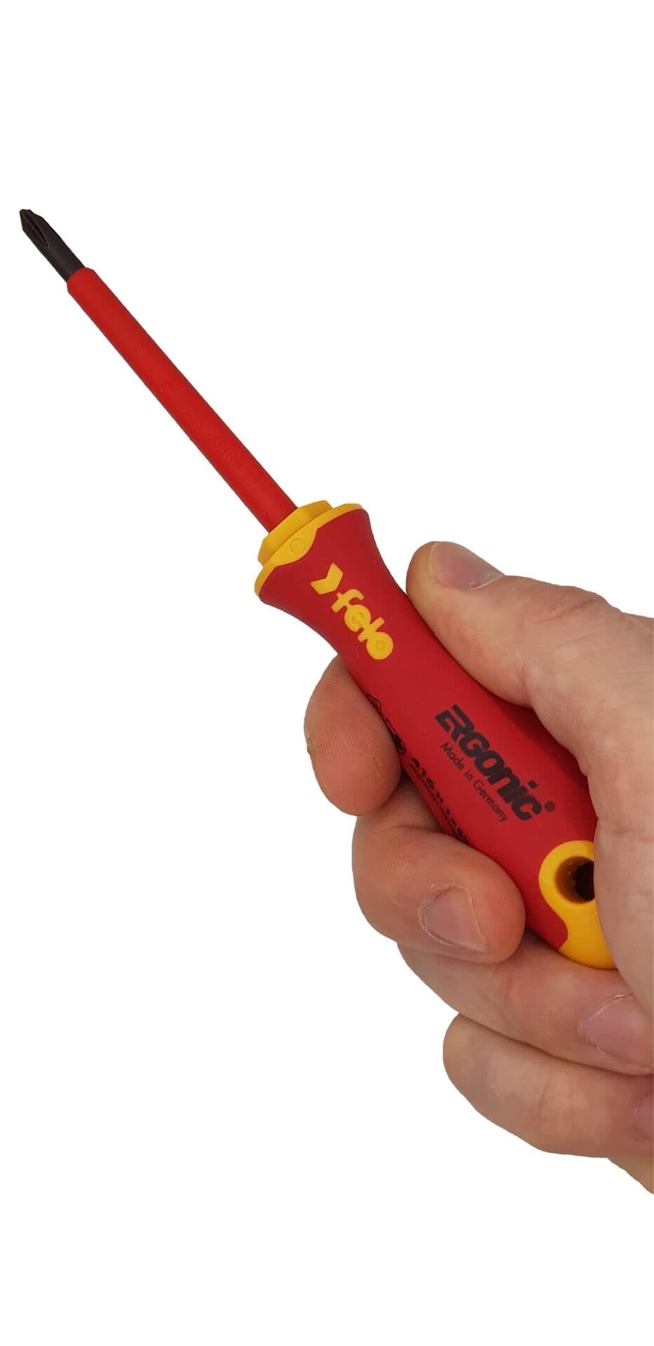 Felo Отвертка диэлектрическая Ergonic  крестовая +/- H 1X80 41610290 — миниатюра 3