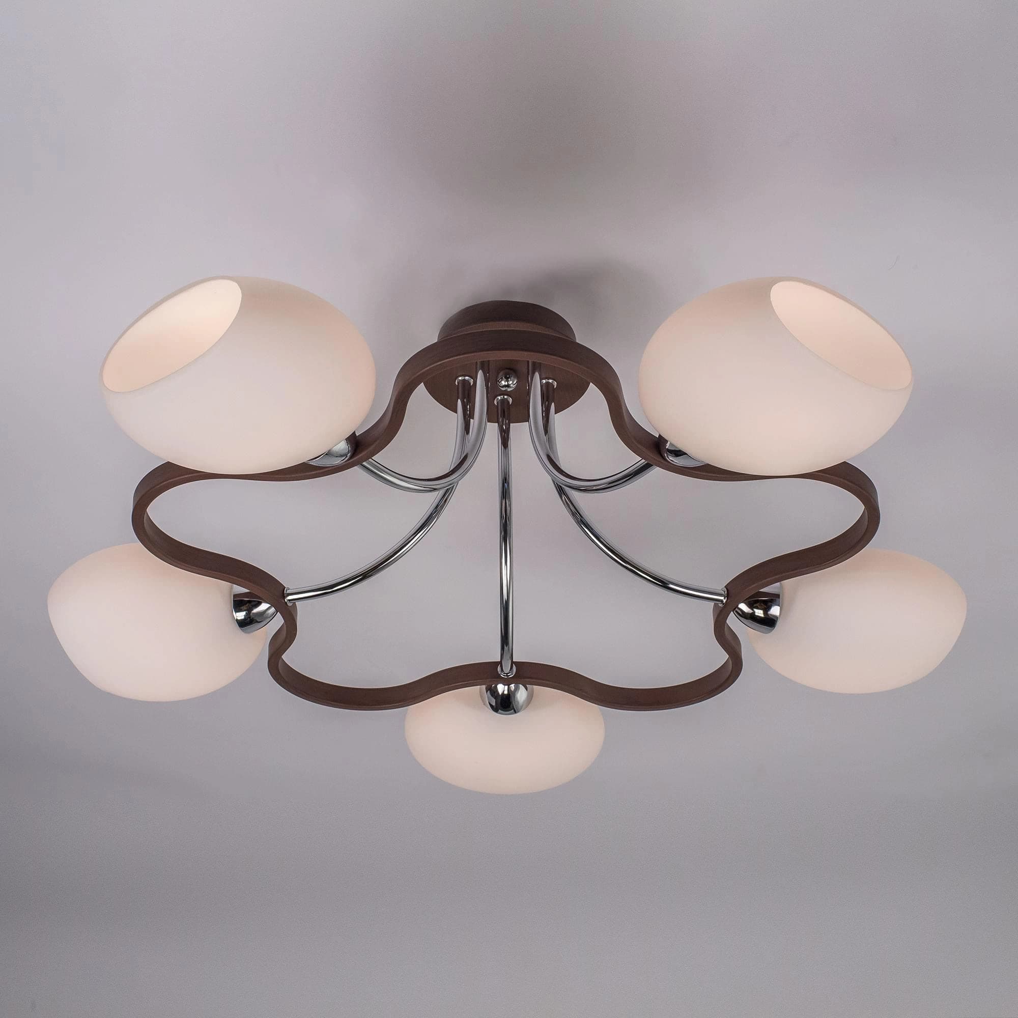 Citilux CL131151 Октава Хром+Венге Светильник Люстра — миниатюра 2
