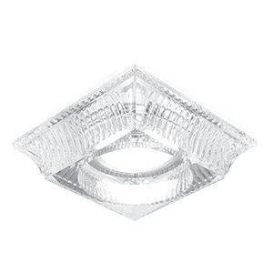 Gauss Светильник Glass Gu5.3 1/30 кристалл/хром CR053