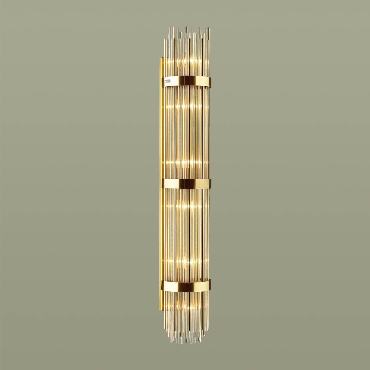Odeon Light 4854/6W HALL ODL_EX21 золото/стекло Настенный светильник E14 6*40W высота 1300см EMPIRE — миниатюра 5