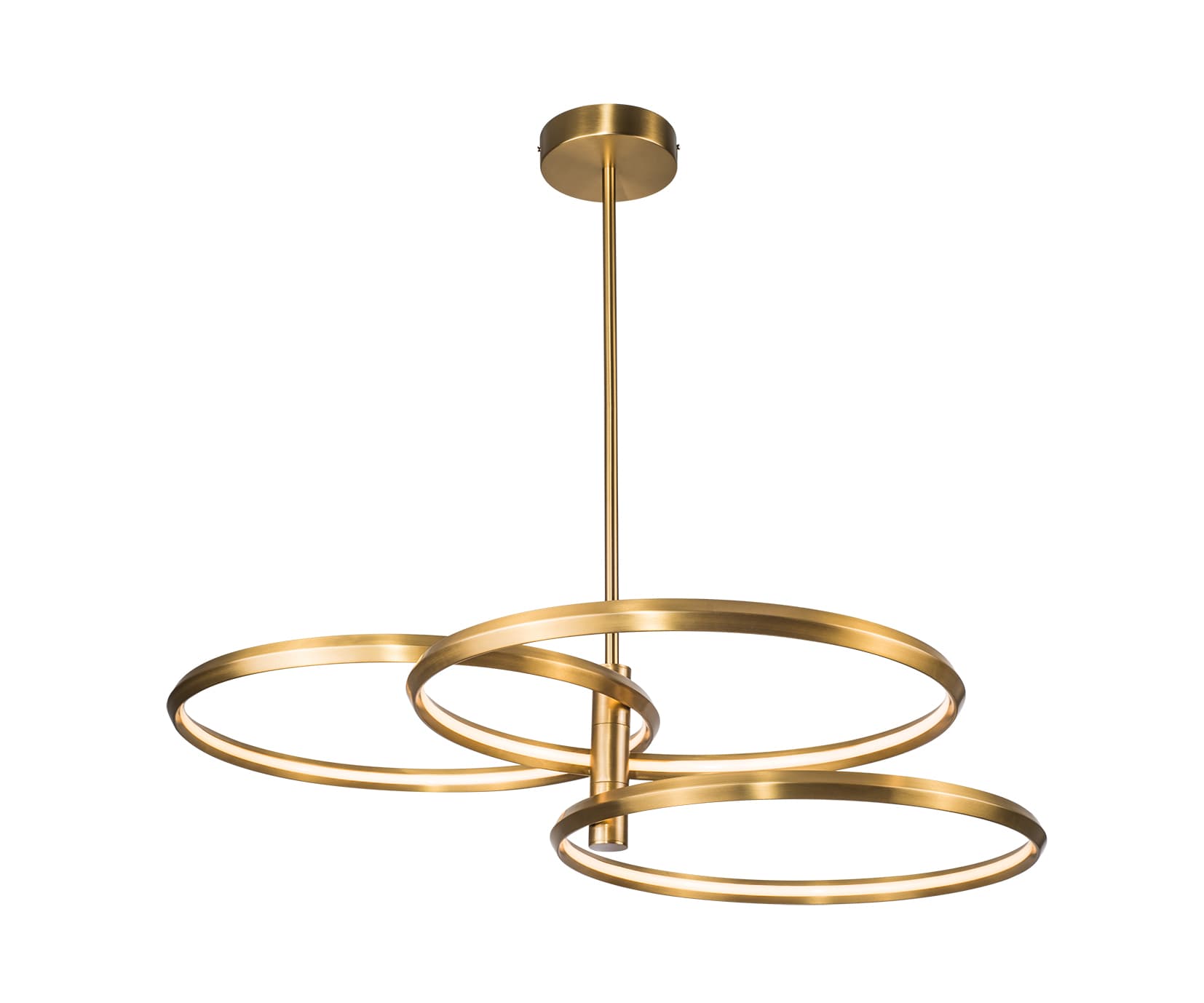 Kink Light 08203,20P(3000K) Люстра Тор-Трио бронза d101 h150 Led 54w (3000k)