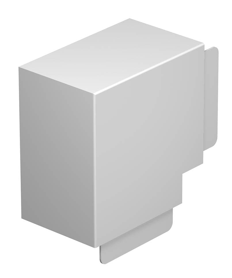 OBO Bettermann Угол плоский кабель-канала WDK 100x130 мм, ПВХ белый 6193029