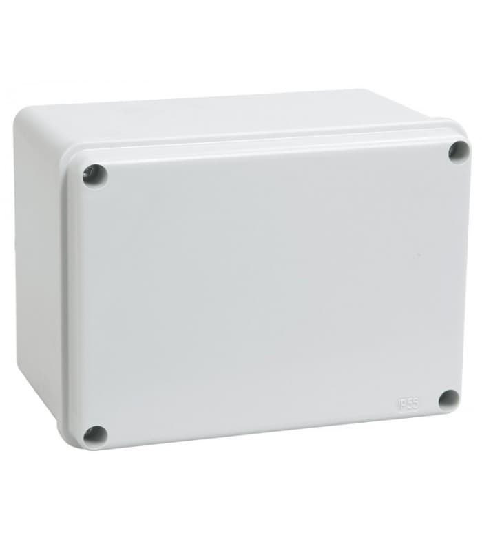IEK Коробка КМ41261 распаячная для о/п 150х110х85 мм IP44 (RAL7035, гладкие стенки) — миниатюра 2