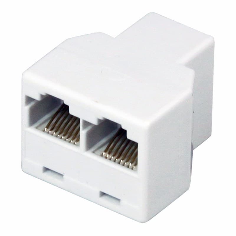 Компьютерный двойник (гнездо - 2 гнезда) 8Р-8С Rexant 03-0103 — миниатюра 1