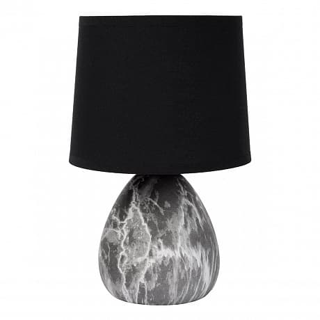 Lucide MARMO Лампа настольная Ø 16 cm 1xE14 Black 47508/81/30 — миниатюра 2