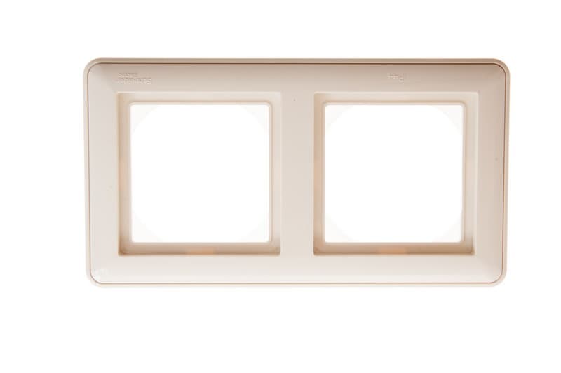 Systeme Electric Wessen 59 Aqua Беж Рамка 2-ая IP44 — миниатюра 1