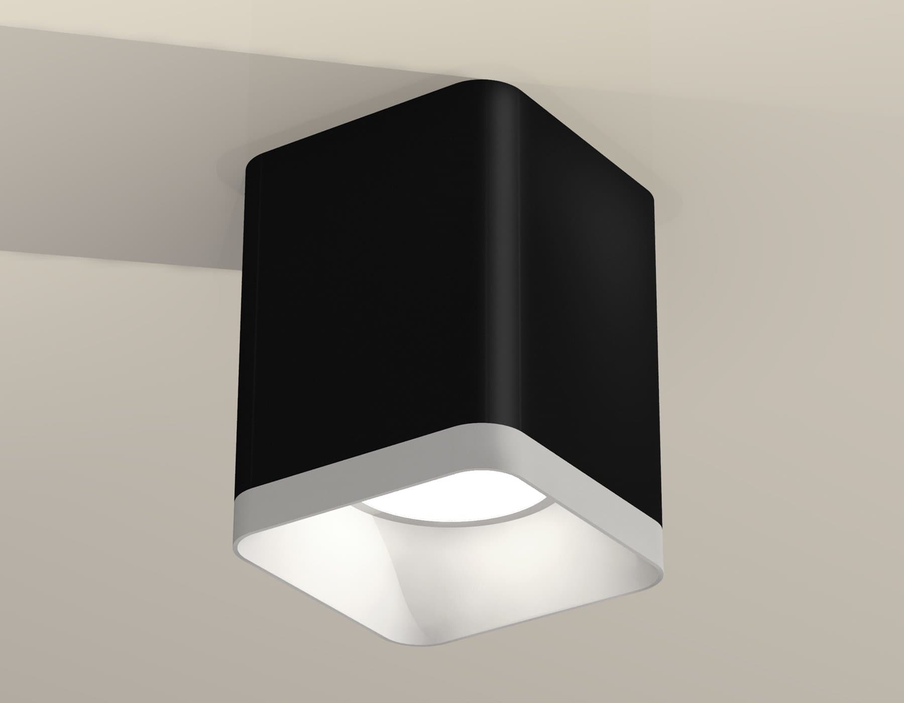 Ambrella Комплект накладного светильника XS7813001 SBK/SWH черный песок/белый песок MR16 GU5.3 (C7813, N7701) — миниатюра 3