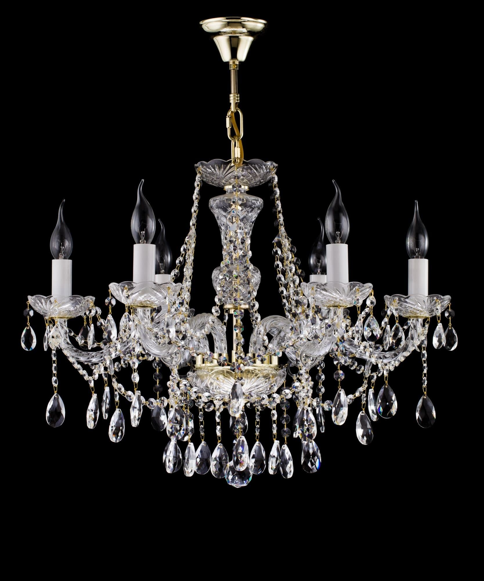 Maytoni Royal Classic Beatrix Золото Люстра 6xE14 60W DIA019-06-G — миниатюра 6