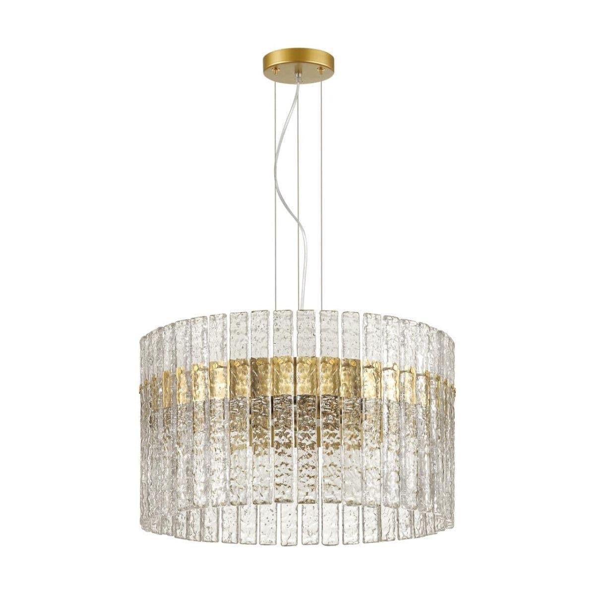 Odeon Light 4938/6 HALL ODL22 365 матов.золотой/прозрачныйстекло Люстра E14 6*40W MERKALE — миниатюра 1