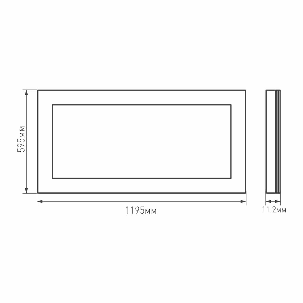 Arlight Панель IM-600x1200A-48W Warm White (IP40 Металл, 3 года) 023156(1) — миниатюра 4