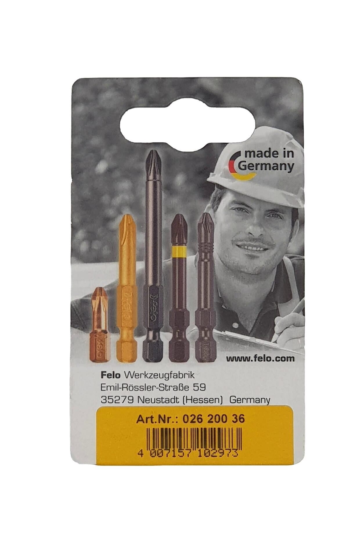 Felo Бита Torx 20X25, серия Industrial, 2 шт в блистере 02620036 — миниатюра 2