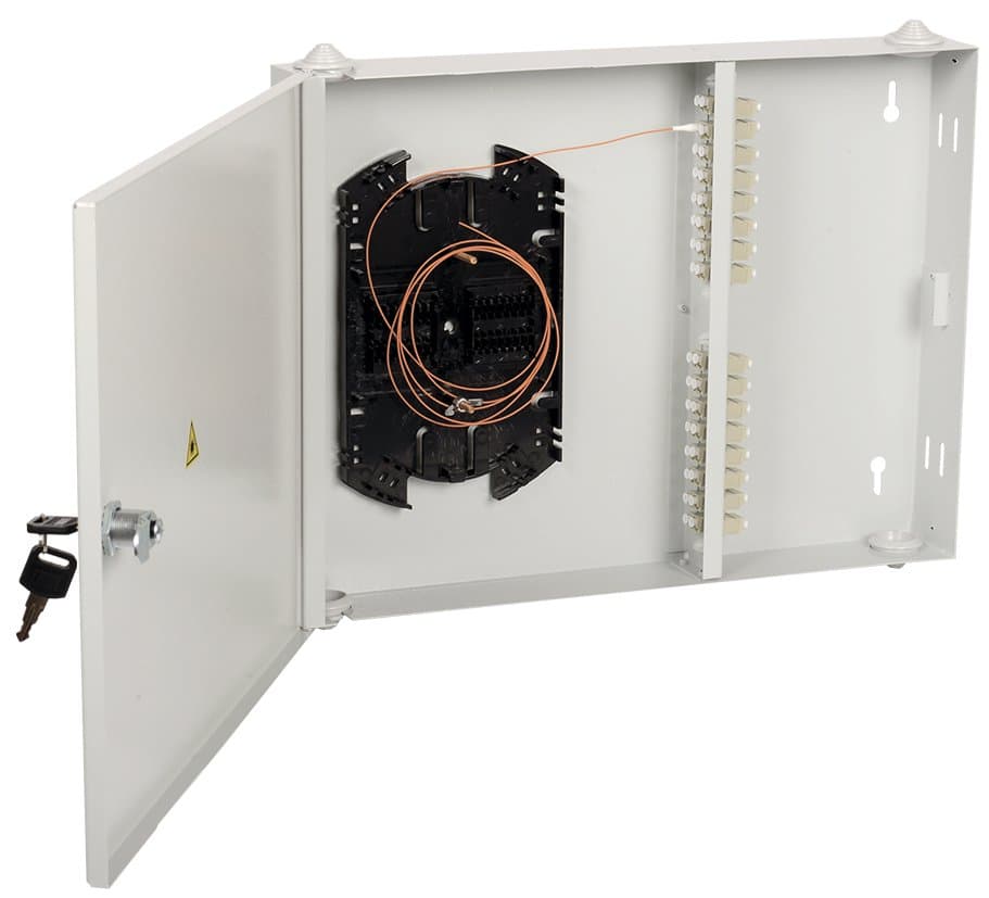 IEK ITK кросс наст. укомплектованный: SC (Simplex) 12шт; (OS2) FOBX16-N-12SCUS09