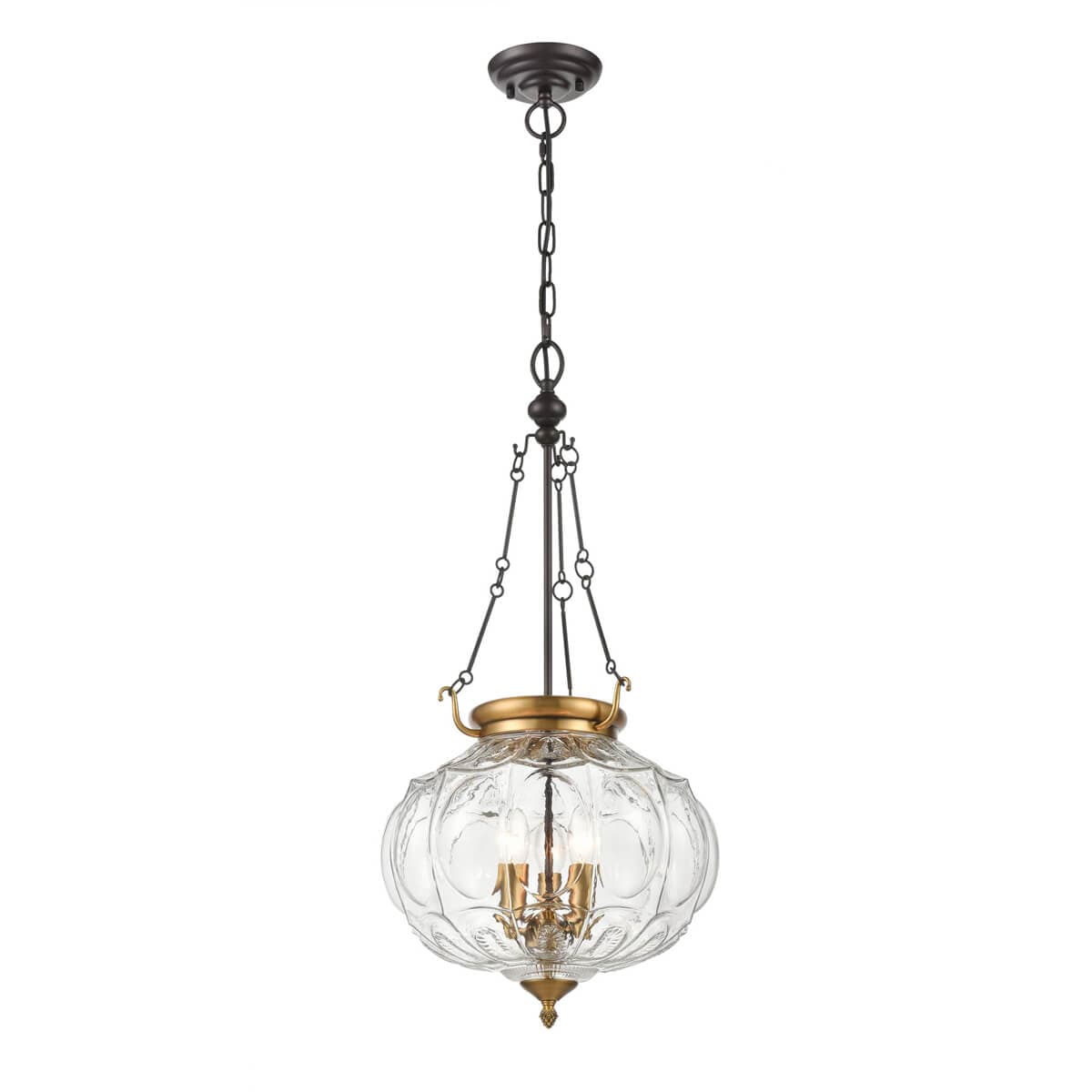 Vele Luce Helen Светильник подвесной Classic D350*H798/1600 коричневый, бронза | brown, bronze  металл | metal VL4266P13