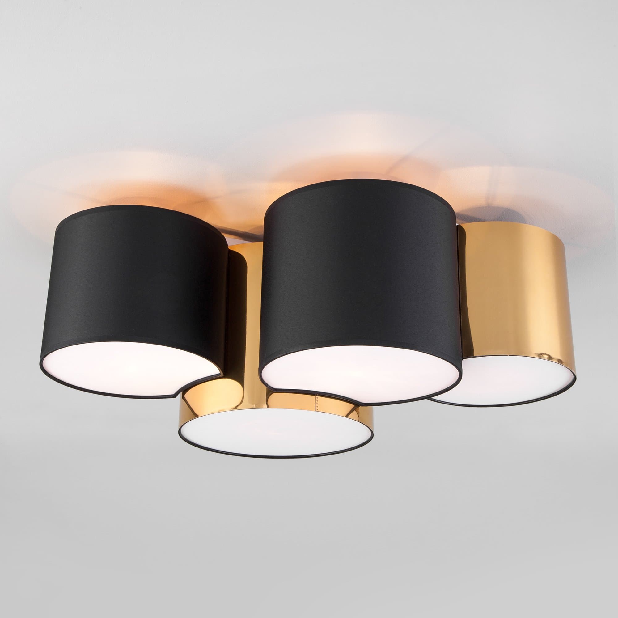 Eurosvet 3446 Светильник потолочный Mona Black/Gold a055678
