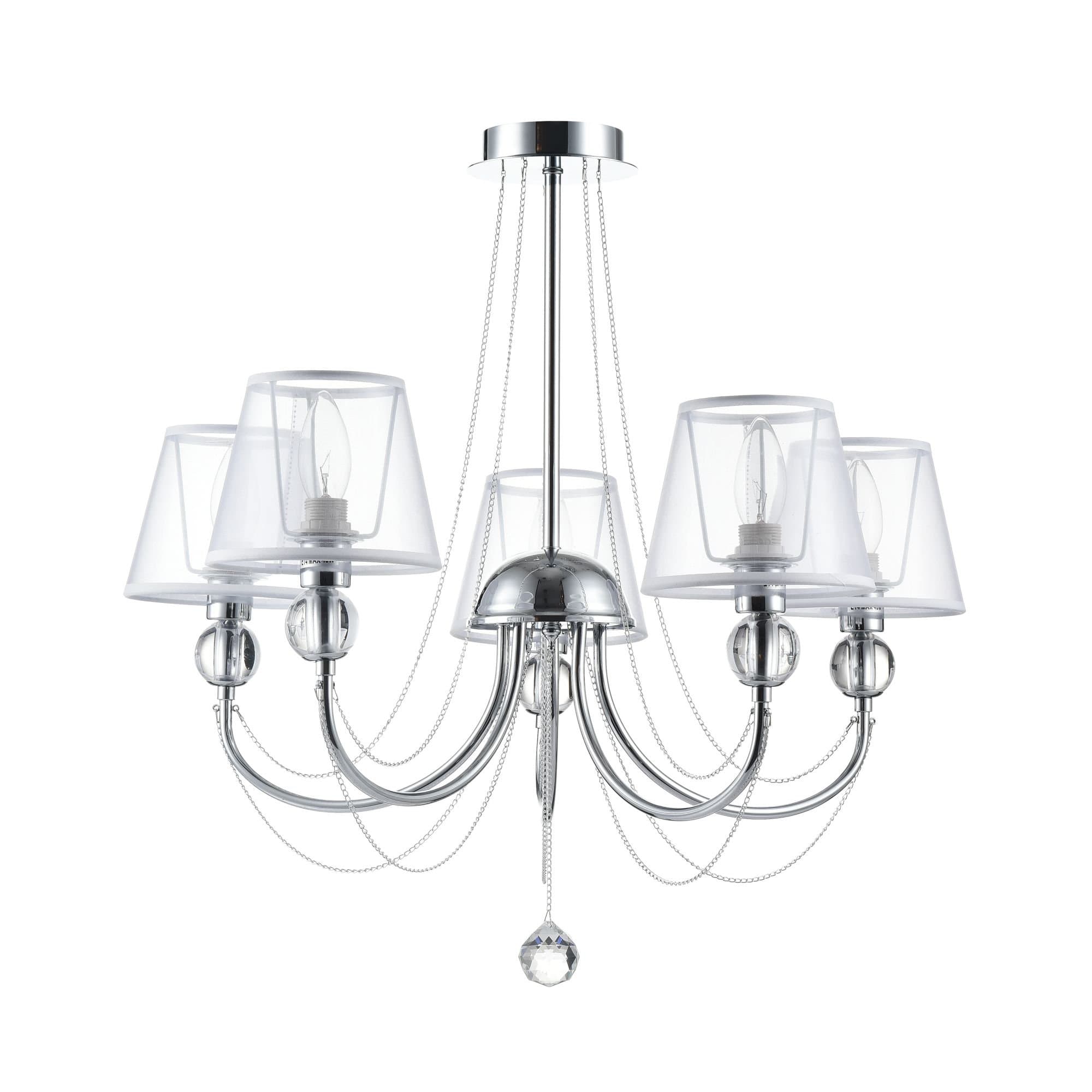 Freya Modern Beverly Хром Люстра E14 40W FR5661-PL-05-CH — миниатюра 2