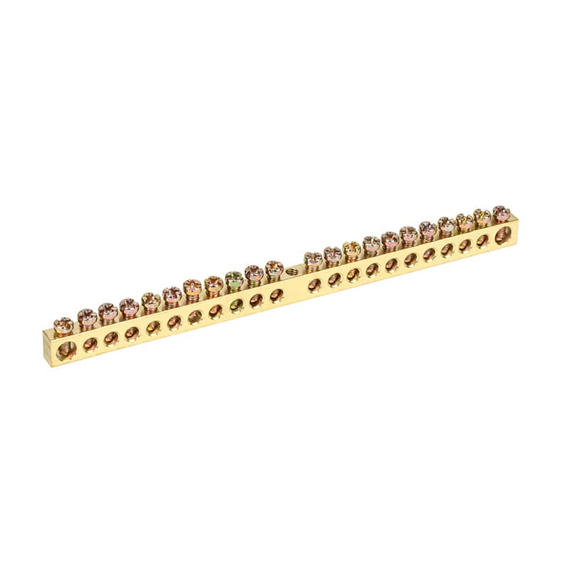 Шина PEN «земля-ноль» 6х9 мм 22/1 (22 группы/крепеж по центру) Rexant 11-2363