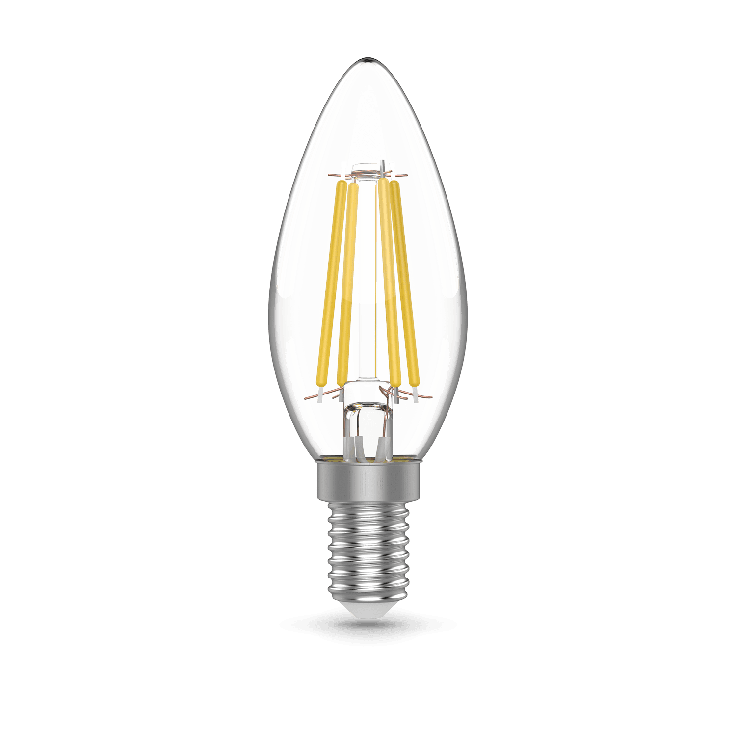 Gauss Лампа Basic Filament Свеча 4,5W 420lm 4100К Е14 LED 1031215 — миниатюра 8