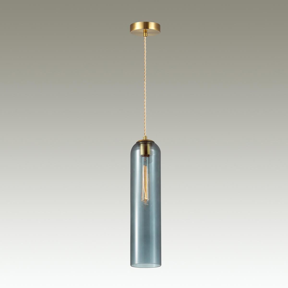 Odeon Light 4641/1 ODL20 373 золотой/синий Подвес E27 60W 220V VOSTI — миниатюра 2