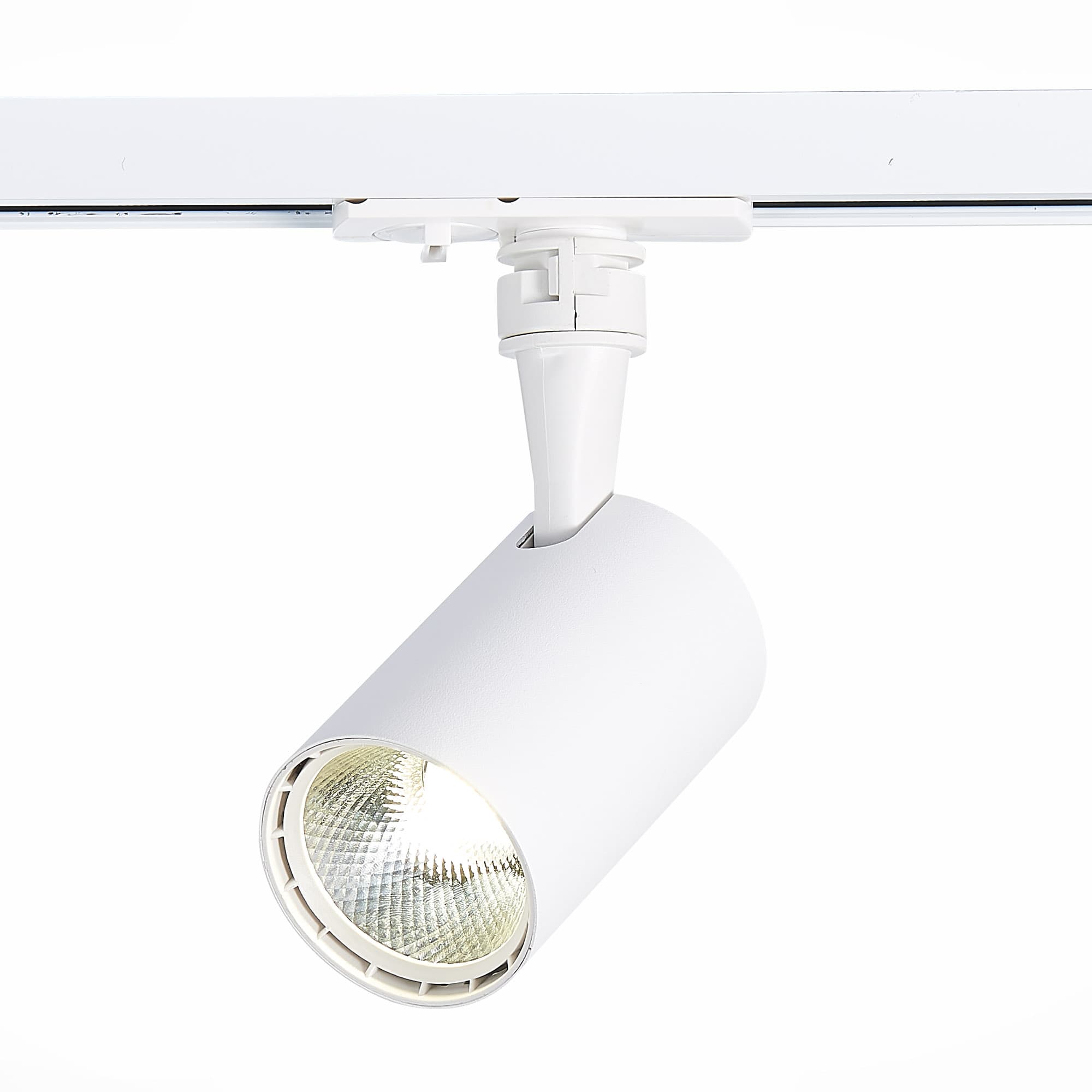 ST Luce CAMI Мататовый белый ST351.546.10.36 Светильникк трековый LED 1*10W 4000K 900Lm Ra≥80 36° IP20 L98xW59xH154 100-240V — миниатюра 1