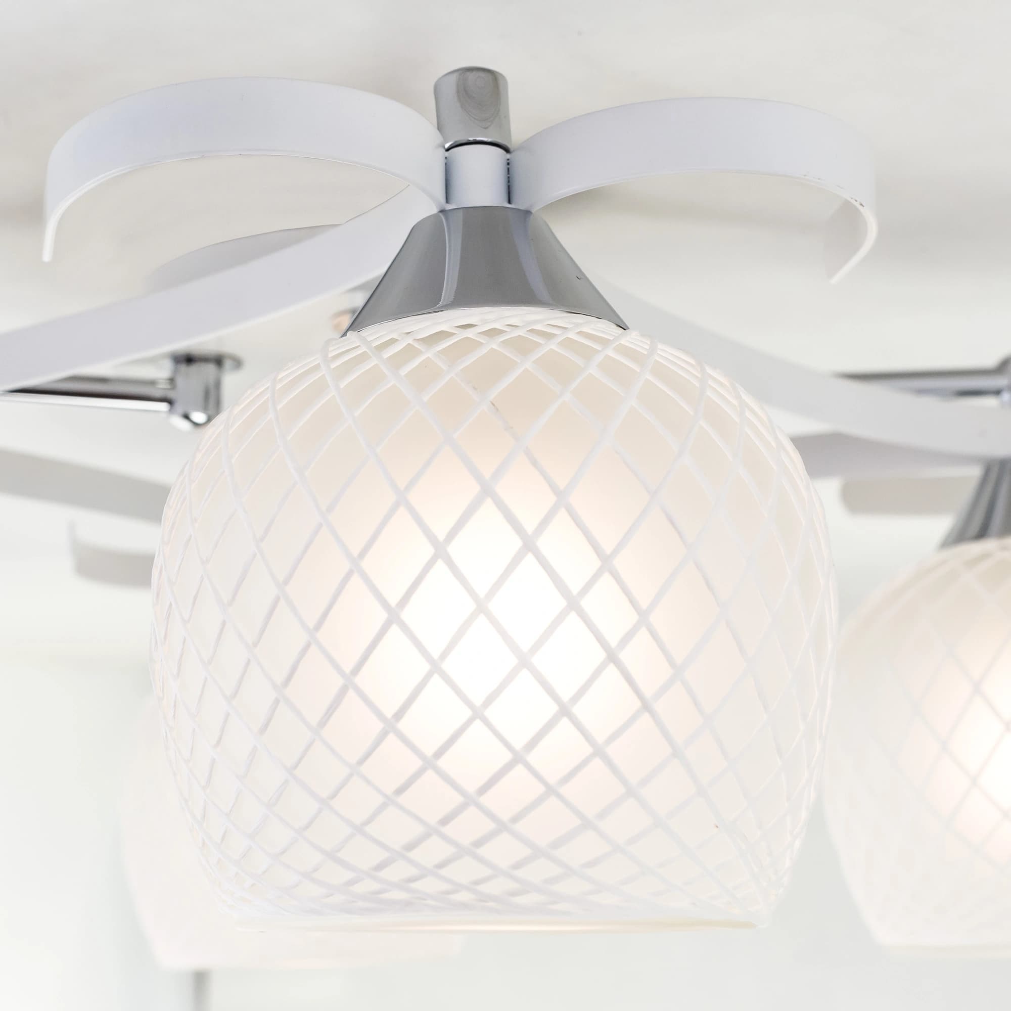 Citilux CL171141 Сюзи Белая+Хром Светильник Люстра — миниатюра 7