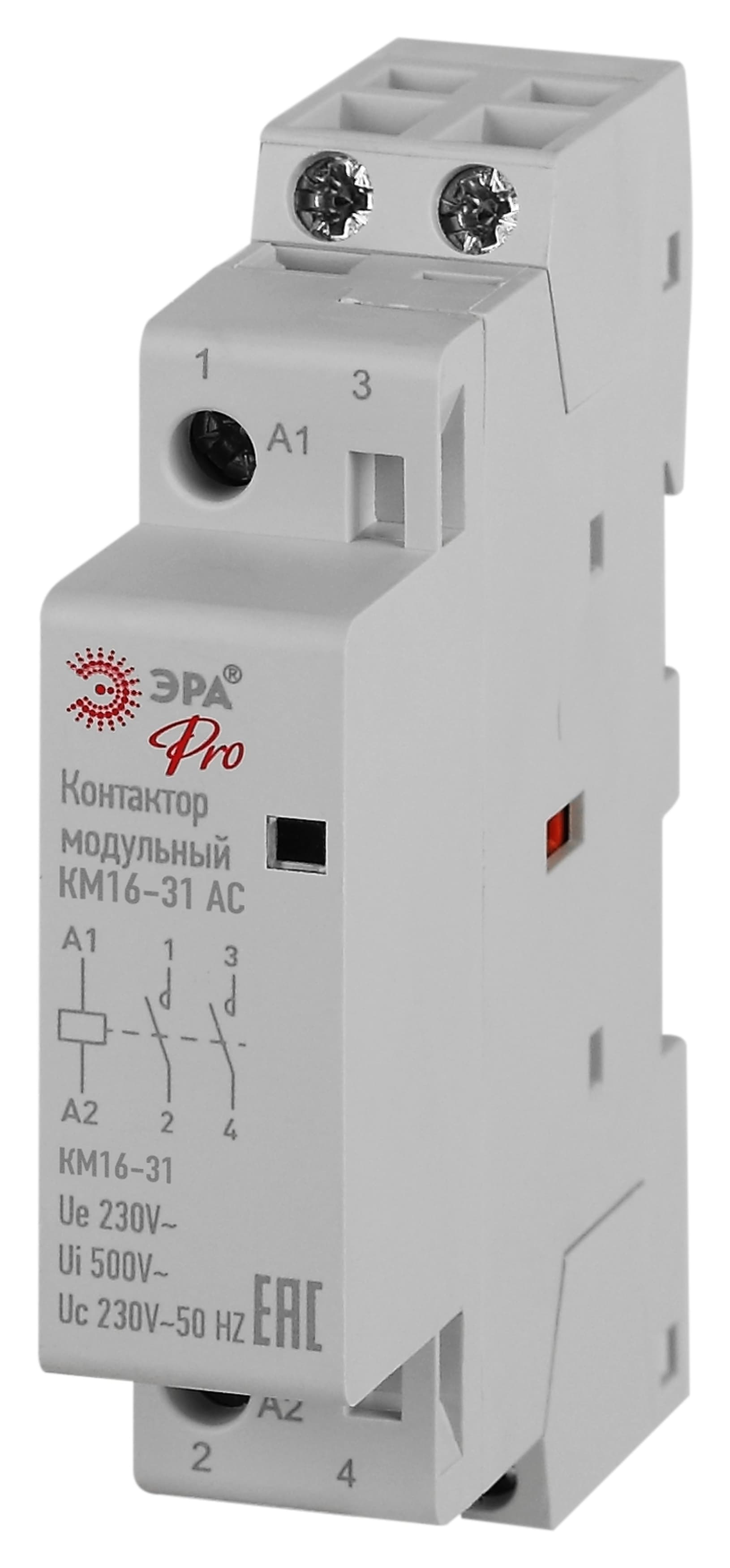ЭРА Контактор модульный PRO NO-902-324 КМ16-31 АС