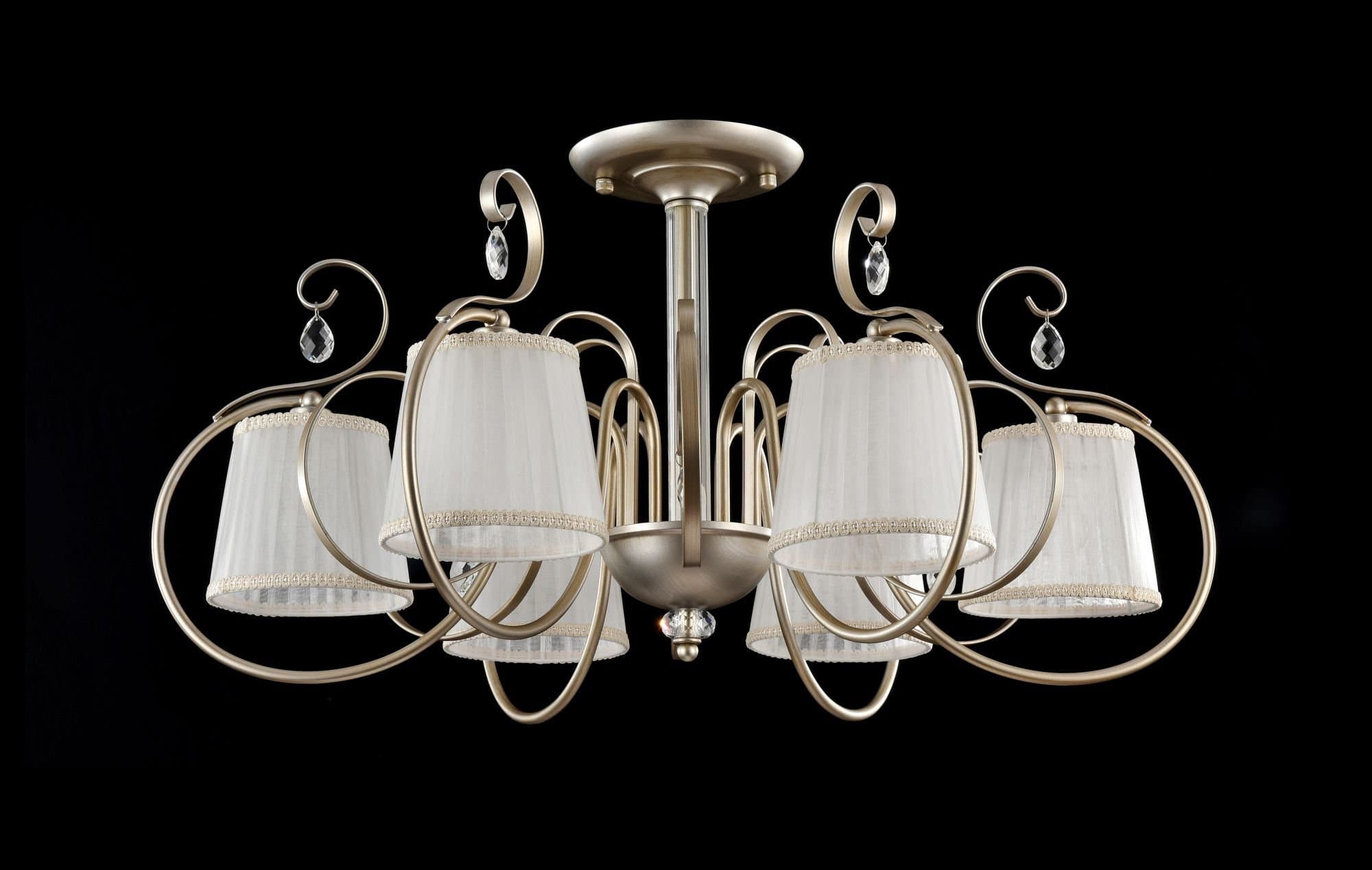 Freya Classic Simone Кремовый с Золотом Потолочный светильник E14 40W FR2020-CL-06-BG — миниатюра 4