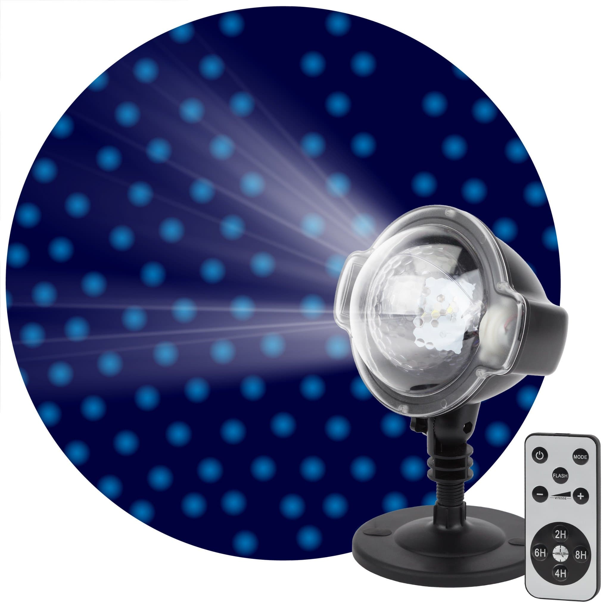 ЭРА ENIOP-03 Проектор LED Падающий снег мультирежим холодный свет, 220V, IP44