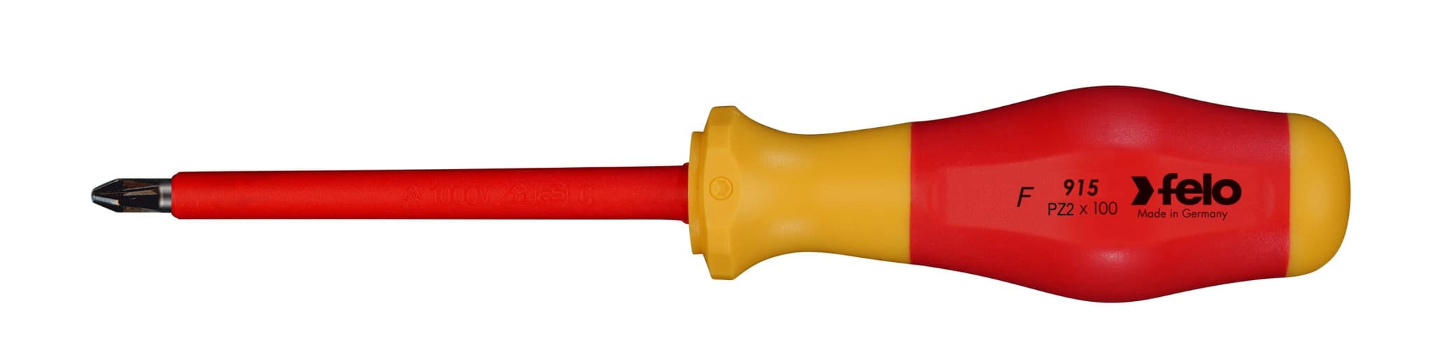 Felo Отвертка диэлектрическая крестовая PZ2X100 91520390 — миниатюра 1