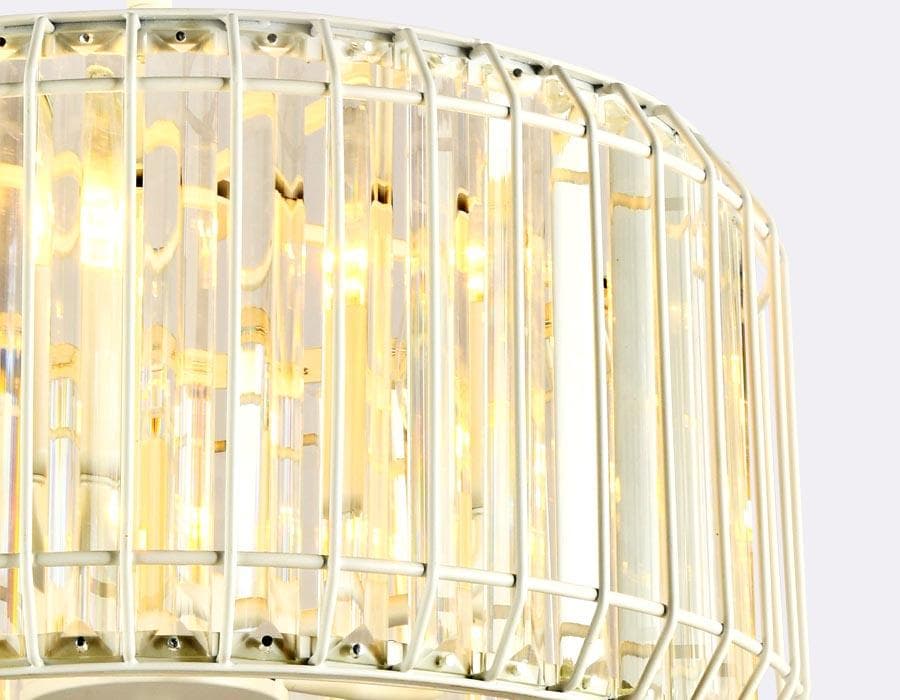 Ambrella Подвесная люстра с хрусталем TR5810 WH/CL белый/прозрачный E14/5 max 40W D400*650 — миниатюра 2