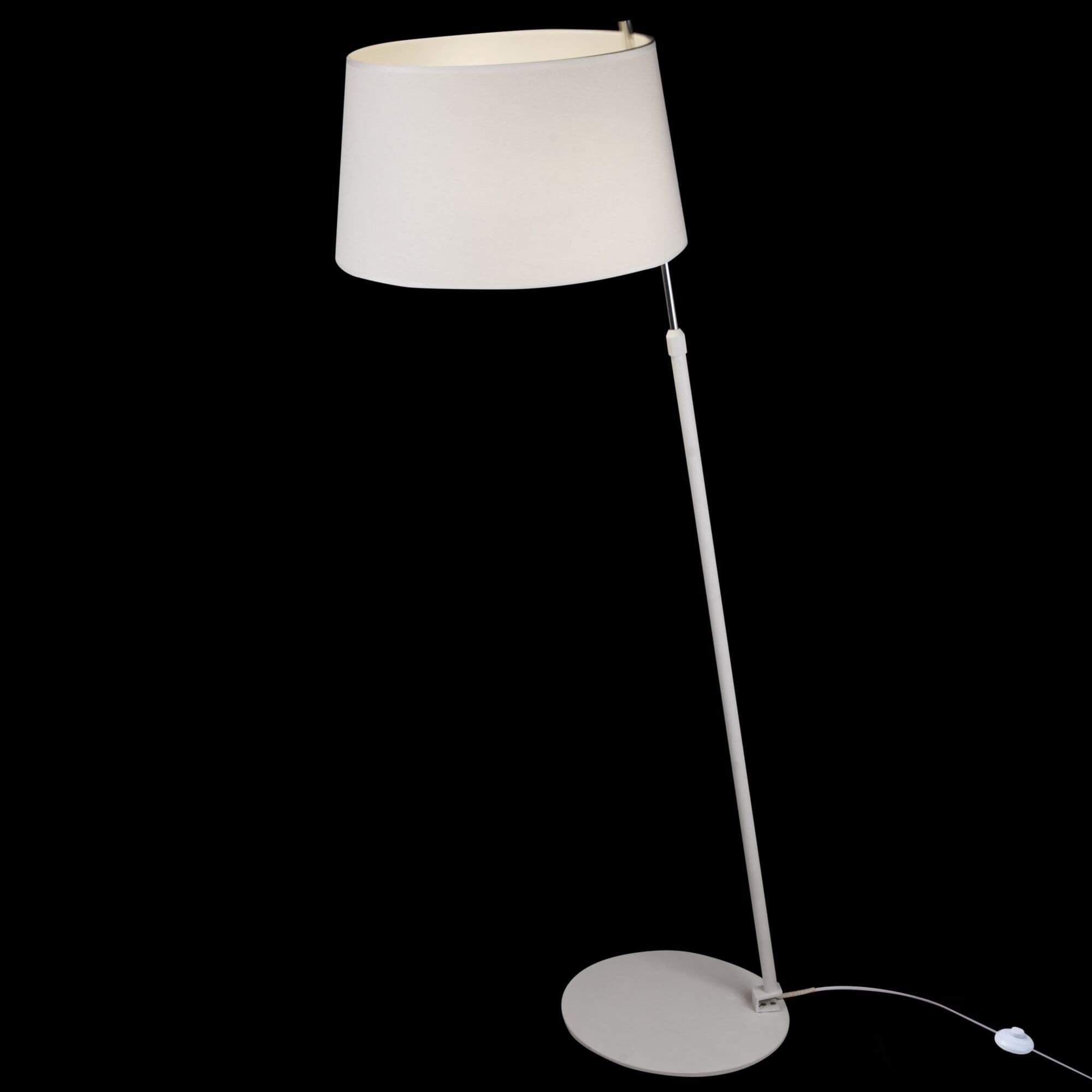 Maytoni Modern Bergamo Белый и Хром Торшер 1xE27 60W MOD613FL-01W — миниатюра 2