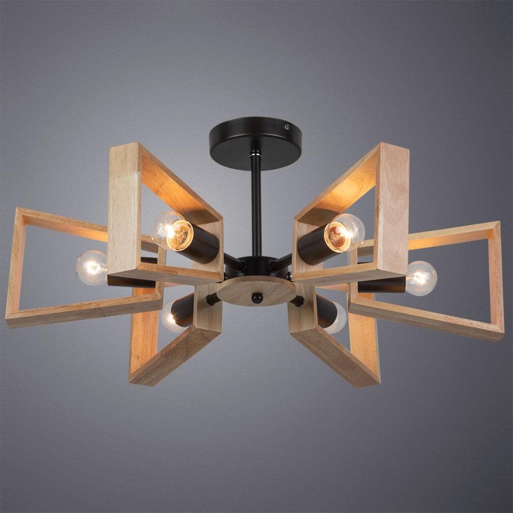 Arte Lamp A8030PL-6BK Люстра потолочная — миниатюра 4